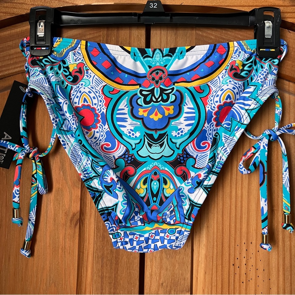 Colorful Moroccan Patterned Bikini Bottom - Picture 4 of 9